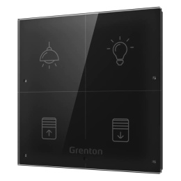 GRENTON Touch Panel 4B Custom Icons Black