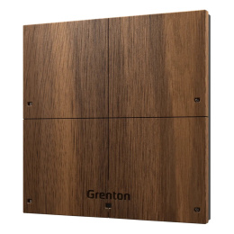 GRENTON Touch Panel 4B Custom Wood Dark