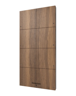 GRENTON Touch Panel 8B Custom Wood Dark